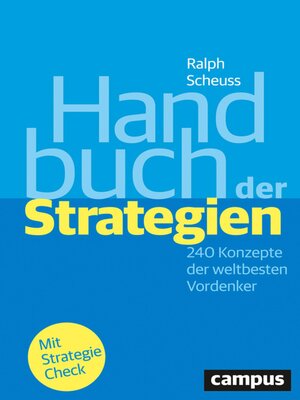 cover image of Handbuch der Strategien